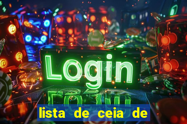 lista de ceia de natal completa